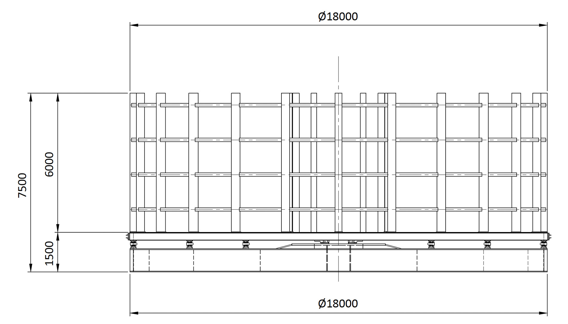 2500Te Basket carousel